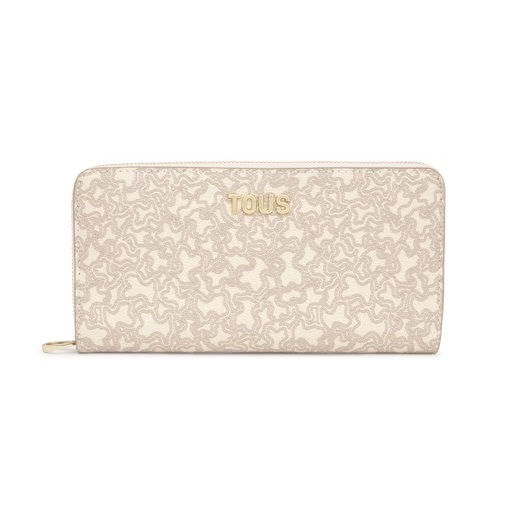 2002183401_00 Billetera beige Kaos Mini Lines - Imagen 1