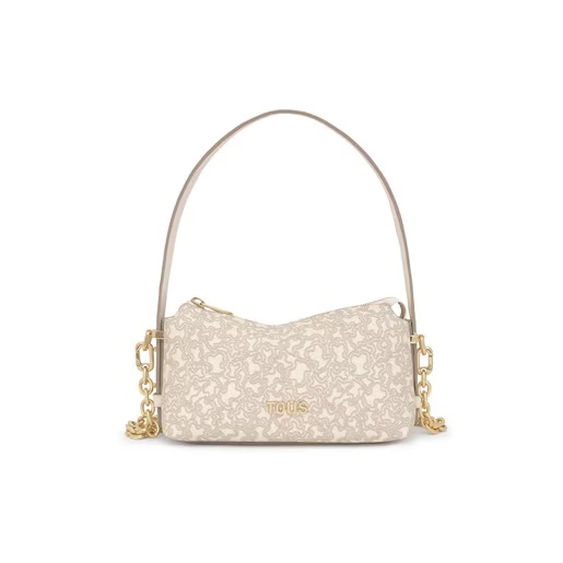 2002184001_00 Minibolso beige Kaos Mini Lines - Imagen 1