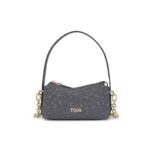 Minibolso gris oscuro Kaos Mini Lines
