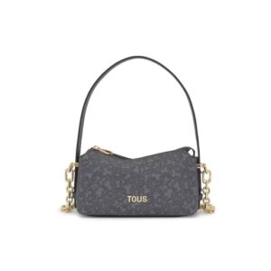 Minibolso gris oscuro Kaos Mini Lines