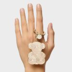 Llavero Tous Bold Bear Lines beige - Imagen 3