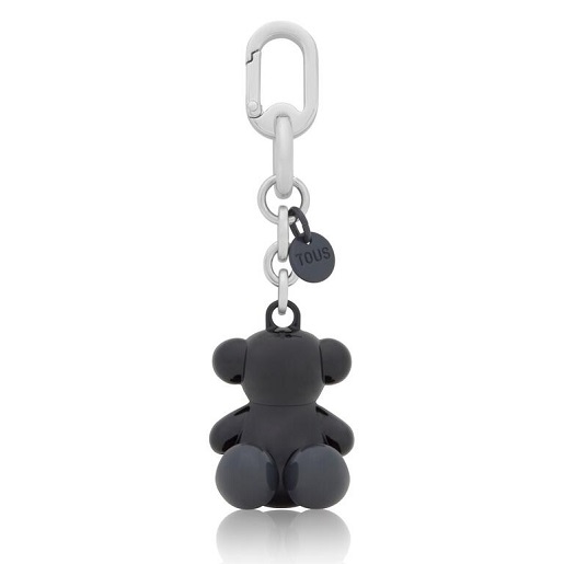 2002200551_00 Llavero negro Metal Bold Bear - Imagen 1