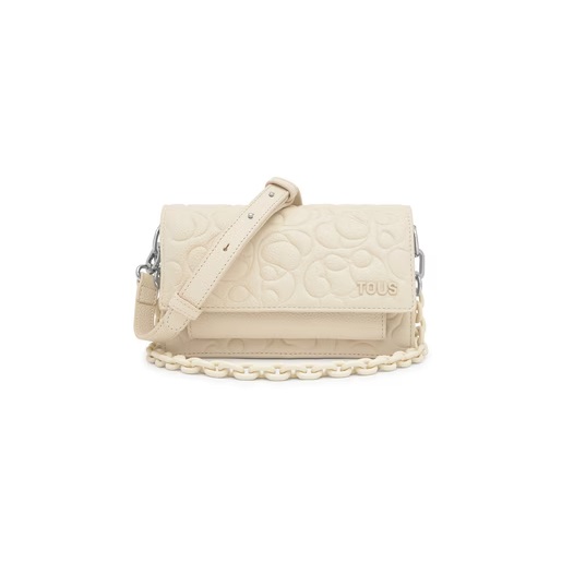 2002204701_00 Bandolera pequeña Audree beige TOUS Greta - Imagen 1