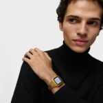 Reloj smartwatch con brazalete de acero dorado B-Connect - Imagen 3