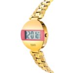 Reloj digital con brazalete de acero y color rosa MARS - Imagen 2