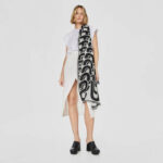 Foulard de jacquard negro y blanco TOUS Vera - Imagen 3