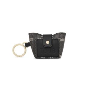 Mini colgante negro con bolsa interior TOUS Cecilia