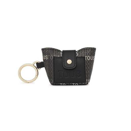 395901021_00 Mini colgante negro con bolsa interior TOUS Cecilia - Imagen 1