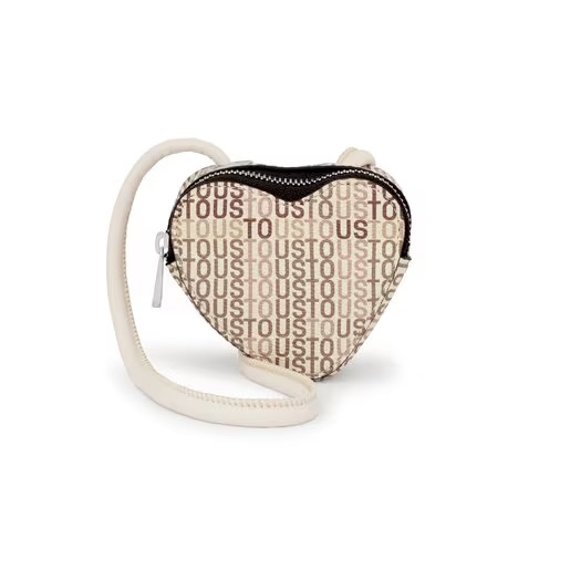 395901022_00 Monedero colgante corazón beige TOUS Cecilia - Imagen 1