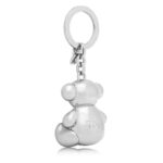 Llavero oso plateado Metal Bold Bear - Imagen 2