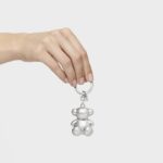 Llavero oso plateado Metal Bold Bear - Imagen 3