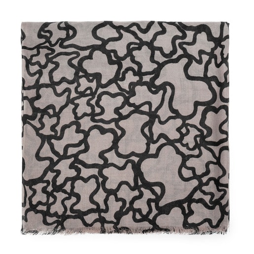 695920092_00 Foulard Kaos en color piedra - Imagen 1