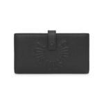 Billetera grande Flap de piel negra TOUS Miranda