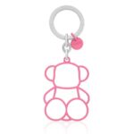 Llavero rosa Silhouette Bold Bear