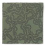 Foulard caqui Kaos Mini Lines - Imagen 3