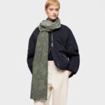 Foulard caqui Kaos Mini Lines - Imagen 4