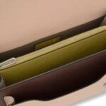 Bandolera mediana lima y nude Audree Saffiano - Imagen 3