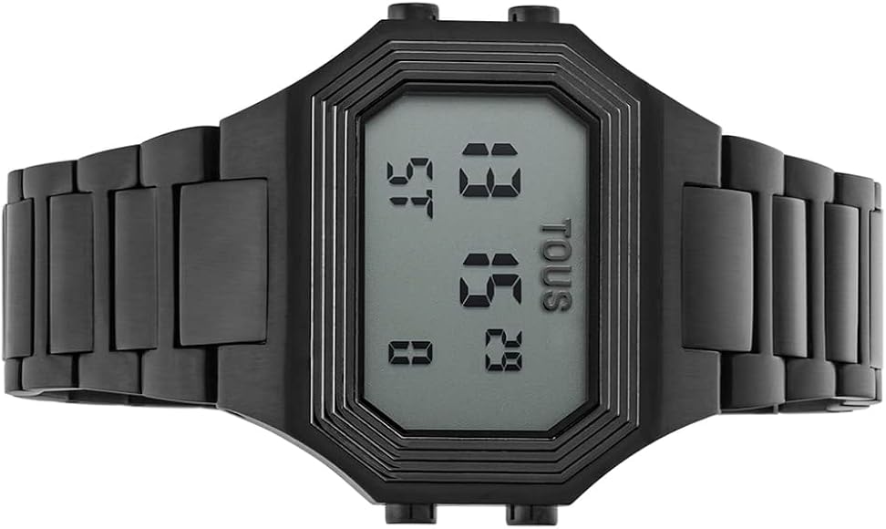 51V2vZzAyVL._AC_UY580_ Reloj digital con brazalete de acero IP negro Emerald - Imagen 1