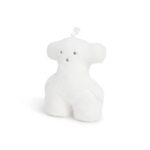 Osito musical pelo rizado Blanco