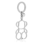 Llavero Silhouette plateado Bold Bear - Imagen 2