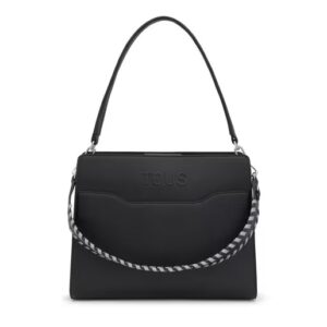 Shopper mediano negro Audree Saffiano