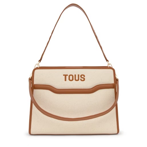 2002287943_00 Shopper mediano camel Audree Canvas - Imagen 1