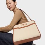 Shopper mediano camel Audree Canvas - Imagen 4