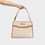 Shopper mediano camel Audree Canvas - Imagen 5