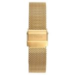 Reloj analógico con brazalete de malla milanesa de acero dorado Mini Mesh - Imagen 3