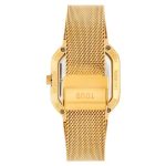 Reloj analógico con brazalete de acero dorado D-Bear Party - Imagen 3