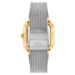 Reloj analógico con brazalete de acero y acero dorado D-Bear Party - Imagen 3