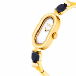 Reloj analógico con brazalete de acero IPG dorado y onix TOUS Color - Imagen 2