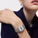 Reloj digital con brazalete de acero D-Logo Mini - Imagen 3