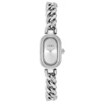 Reloj analógico joya con brazalete cadena de acero Oval Time