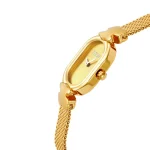 Reloj analógico joya con brazalete de acero dorado Oval Icon - Imagen 2