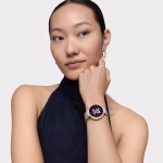 Reloj smartwatch con brazalete de acero y acero rosado S-CONNECT - Imagen 4