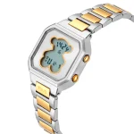 Reloj digital con brazalete de acero y acero dorado D-BEAR MINI - Imagen 2