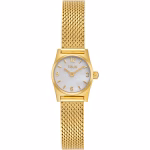 Reloj analógico con brazalete de acero dorado y esfera de nácar EPIC MINI