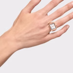 Anillo/Reloj analógico de acero rosado KARAT (copia) - Imagen 4