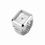 Anillo/Reloj analógico de acero KARAT